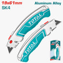 Total tools Utility knife 19 mm Without blades  - THT5126128