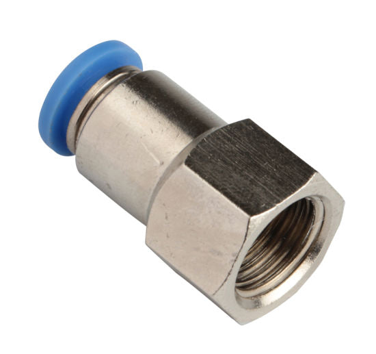 Female Connector Pneumatic Air tube fittings Thread 1/4-inch x Tube 12mm Model TPCF12-02