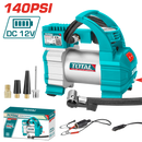 توتال تولز كمبروسر  نفخ عجل 1 بستم  12  فولت  - TTAC1406