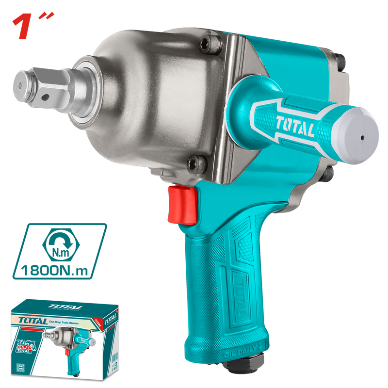 Total tools Air impact wrench 1 "  1800 N.M - TAT41112