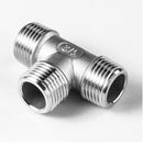 وصلة تي نحاس (3 خارجي) – لون ذهبي أو مطلي نيكل | موديل ET-MMM