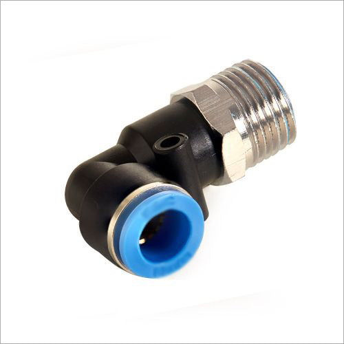 Male Elbow Connector Pneumatic Air tube fittings Thread 3/8-inch x Tube 6mm Model TPL 06-03