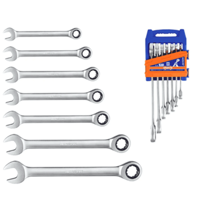 WADFOW 7 Pcs ratchet spanner set - WSP4207