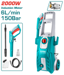 Total tools High pressure washer 2000 W 150 bar - TGT11226