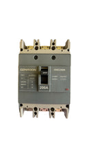 Genroon three-phase circuit breaker with thermal and magnetic protection, model HNE-3p