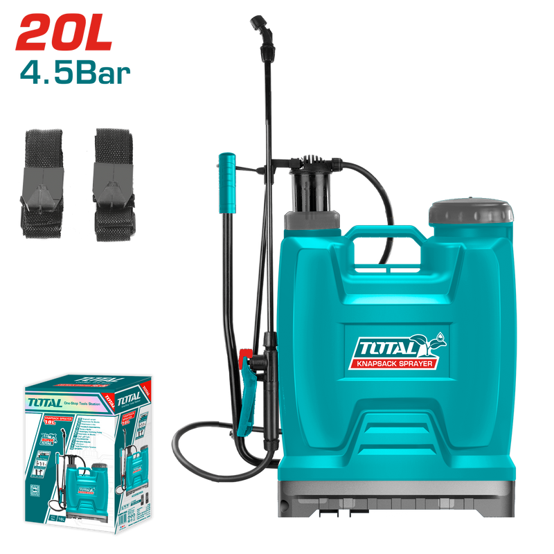 Total tools Knapsack sprayer 20L  4.5 bar- THSPP42002