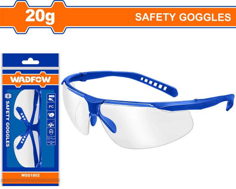 WADFOW 
Safety goggles 20 g 
- WSG1802