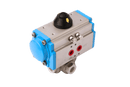 Actuator with 3-Way Stainless Steel  Ball Valve / model :QBV-3way