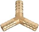 وصلة نحاسية بشكل حرف Y ثلاثية الاتجاهات مسننة لتثبيت الخرطوم – موديل SP09