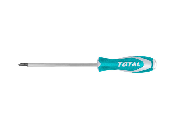 TOTAL TOOLS Phillips Go-Through Screwdriver 8mm X 200mm - THTGTSPH3200