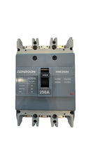 Genroon three-phase circuit breaker with thermal and magnetic protection, model HNE-3p