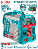 Total tools Inverter MMA/TIG Lift welding machine 250 A - TW225089