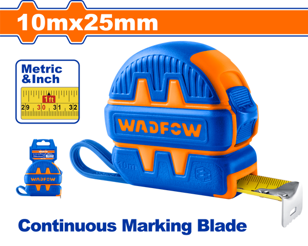 WADFOW Steel measuring tape 25 mm  10 M- WMT1250