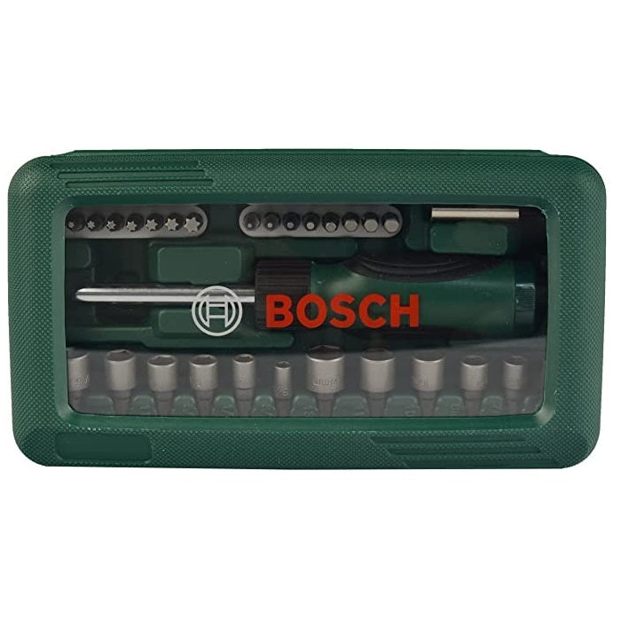 BOSCH  Screwdriver bits + handle Set  46 pcs  - 2607019504