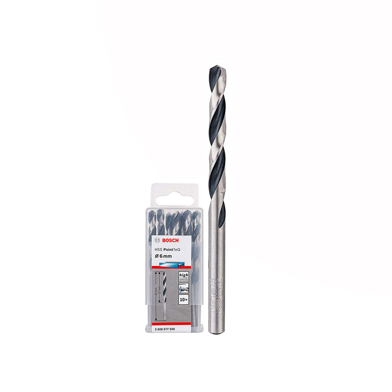 Bosch HSS TWIST DRILL BIT POINTTEQ 6.0MM 2608577228