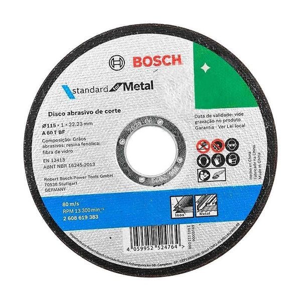 Bosch STANDARD FOR METAL CUTTING DISC 4.5 , 1 MM - 2608619383