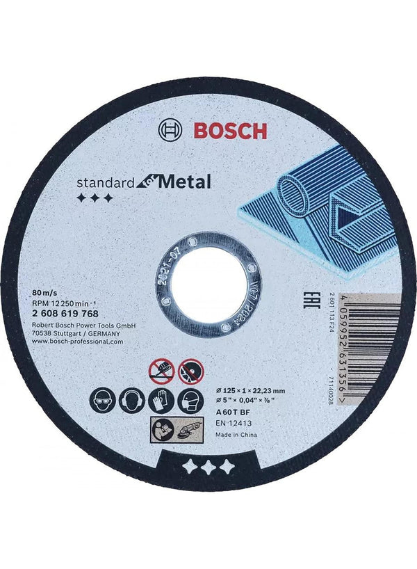 BOSCH STANDARD FOR METAL STRAIGHT CUTTING 5 inch-2608619768