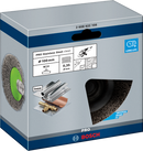 BOSCH PRO Stainless Steel clean Bevel Brush 4 inch - 2608622108