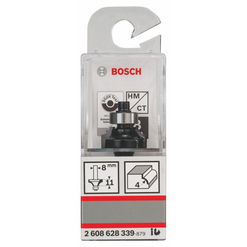 Bosch Rounding Over Router Bit-  8, 20.7x53mm -2608628339