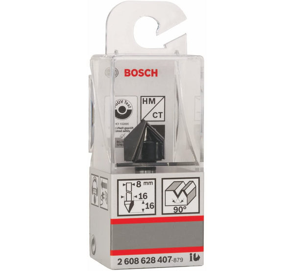 Bosch V-GROOVE Router Bit  8, 16x45-2608628407