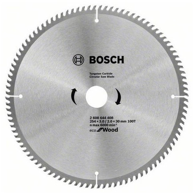 BOSCH   CIRCULAR SAW BLADE 10 inch-100 teeth ECO FOR WOOD-2608644408