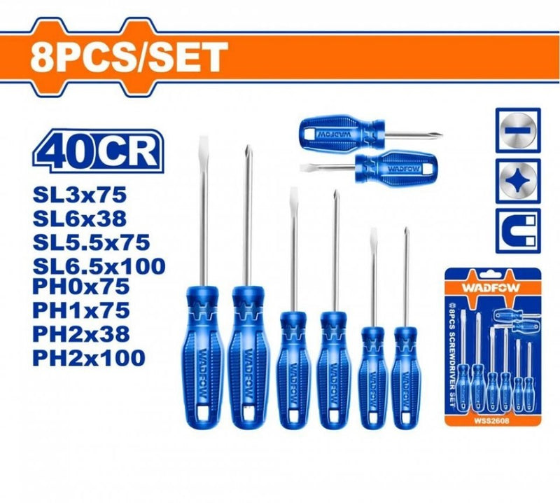 WADFOW 8Pcs screwdriver set - WSS2408