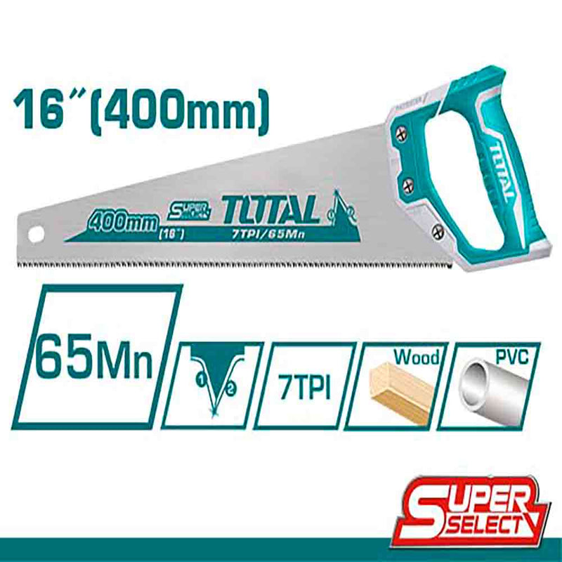 TOTAL TOOLS Hand saw 400mm(16"inch-THT55400