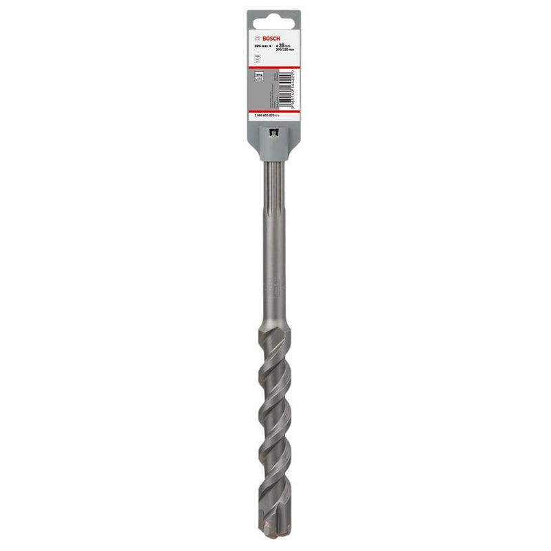 BOSCH  SDS Max M4 Concrete Drill Bit, 28 mm x 320 mm - 2608685870