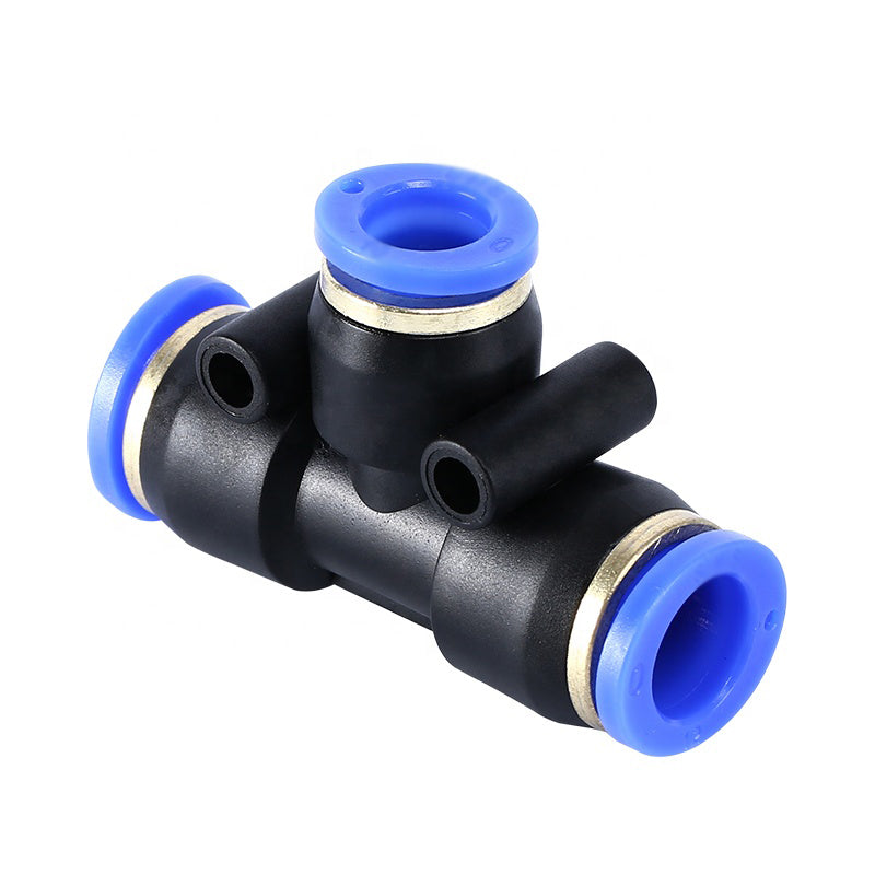 Union T/Tee Connector Three Way Pneumatic Air tube fittings Tube 12mm Model TPE-12