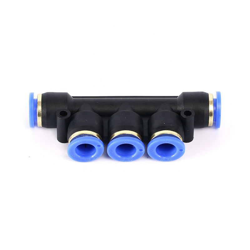 Five Way Union Connector pneumatic Air tube fittings Tube 6mm Model TPK 8