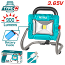 توتال تولز كشاف محمول بالقاعدة  3.6 فولت  بطاريه  داخليه + وصله شاحن تايب سى - TRLF4415