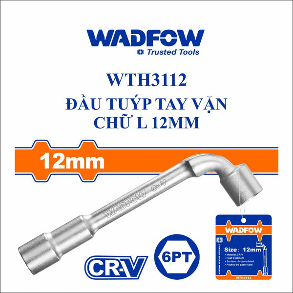 WADFOW L-angled socket wrench 12 MM -WTH3112