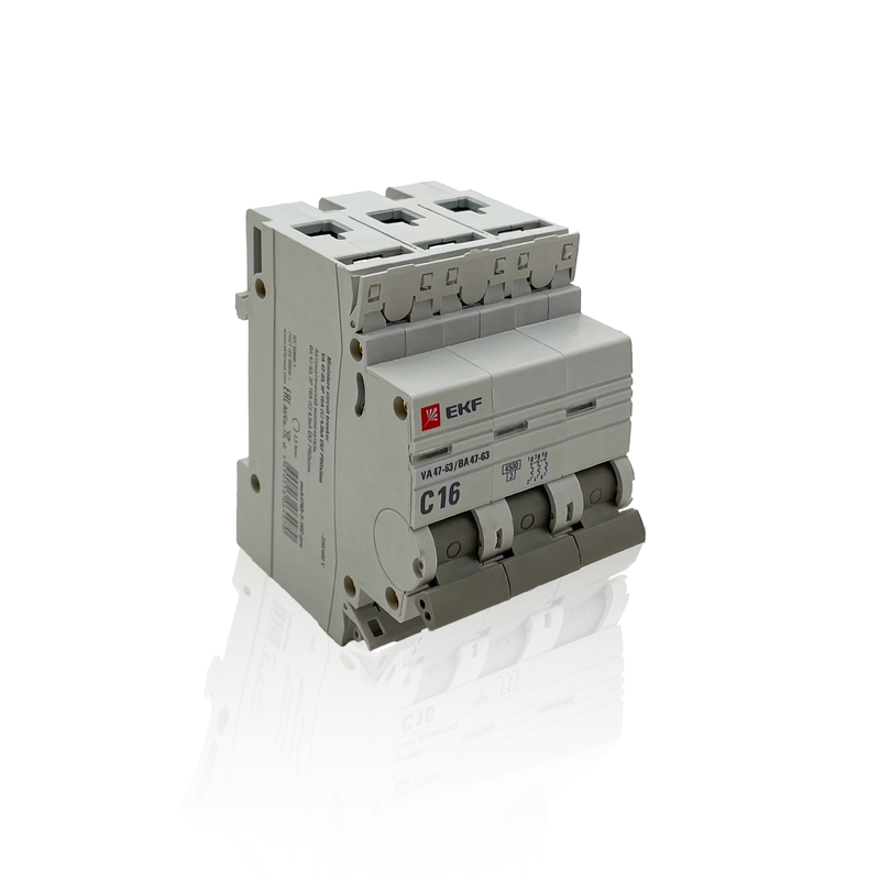 Circuit breaker 3P used to protect electrical circuit from damage caused by overcurrent/overload or short circuit.