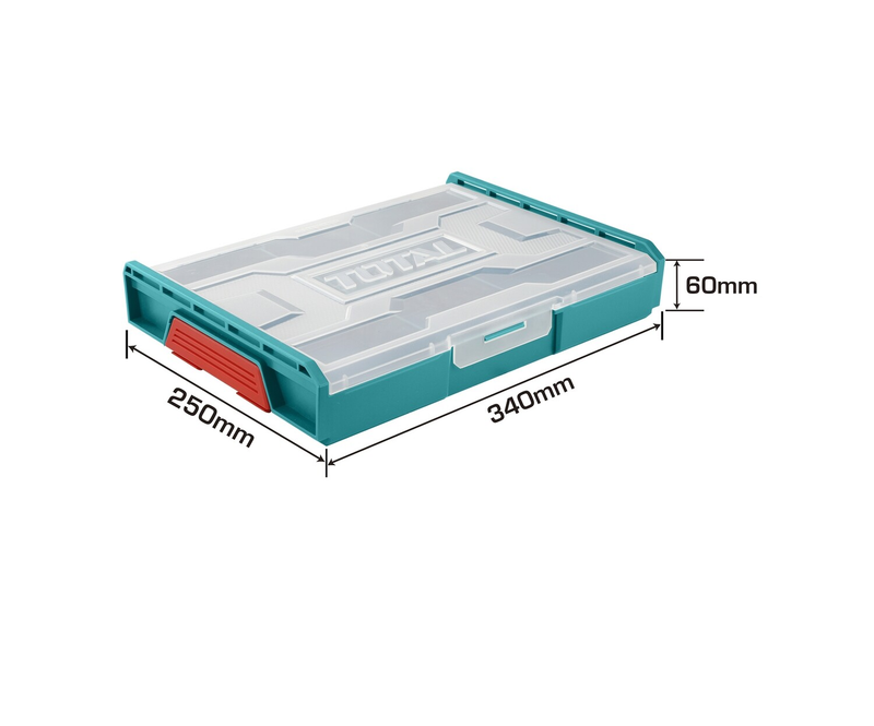 Total tools Stackable plastic box 340*250*60mm - THKTV02