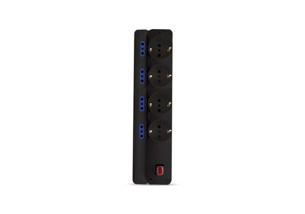 Elios BASIC 12 Sockets Power Strip – 3 m Cable – Black/White
