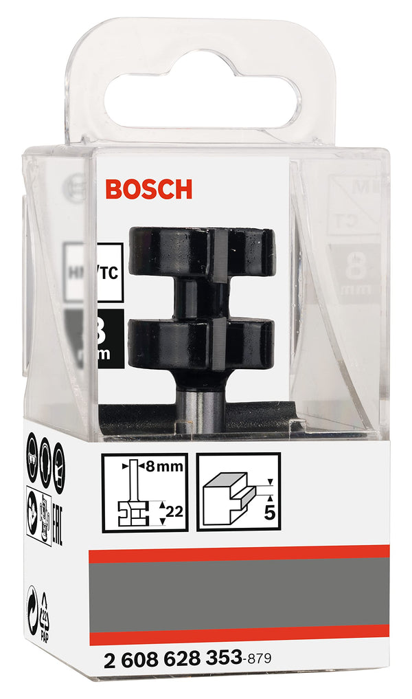 Bosch TONGUE JOINTING Router Bit 8x25x58 mm-2608628353