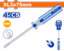 WADFOW
Slotted screwdriver
3 mm  75 mm 
- WSD5233