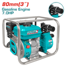 Total tools Gasoline water pump 3 Inch 7.0HP - TP3302