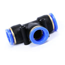Union T/Tee Connector Three Way Pneumatic Air tube fittings Tube 4mm Model TPE-4