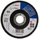 صنفرة مروحية 4.5 بوصة للحديد خشانه 60 (الومنيوم اوكسيد) من بوش - 2608601708