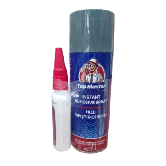 Turkish Fast Adhesive with Activator 400 g  For  MDF  -Top Master