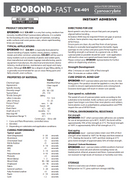 EPOBOND-401 Industrial Adhesive/EPOBOND-401