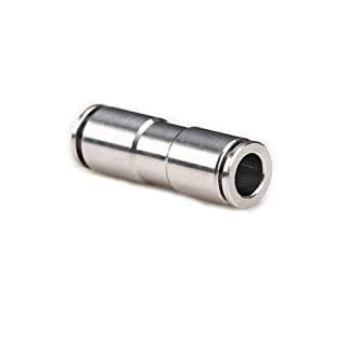 Straight Union Metal Connector Two Way Pneumatic Air tube fittings Tube 10mm Model MPUC 10