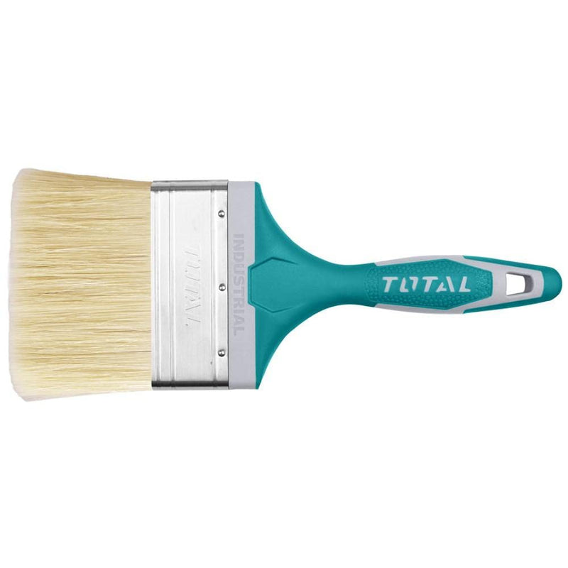 TOTAL TOOLS Paint brush (plastic handle covered rubber) 4"(100mm) - THT84046