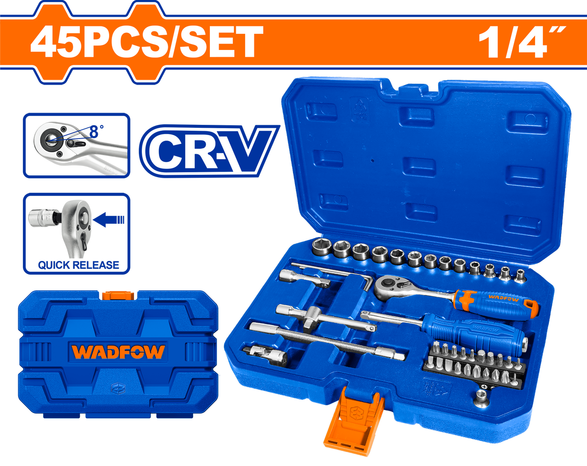 WADFOW 45 Pcs 1/4
