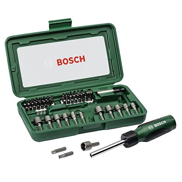 BOSCH  Screwdriver bits + handle Set  46 pcs  - 2607019504