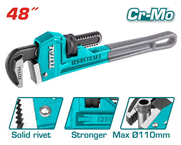 TOTAL TOOLS Pipe wrench 1200mm(48")inch -THT171486