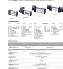 Pneumatic Solenoid  Valve, 5 Way 2 Position (5/2), Without Coil (Dual Coil),  Model 4V