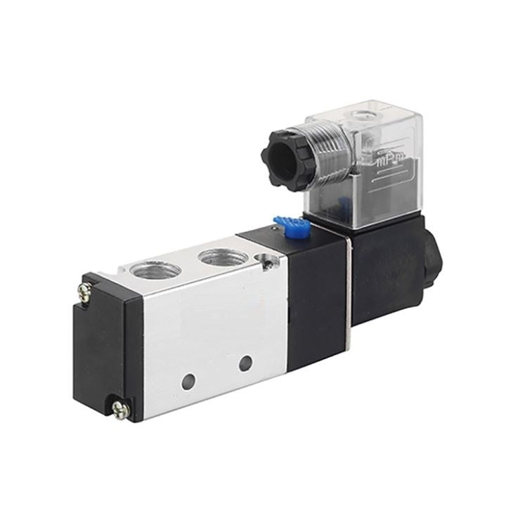 Solenoid Pneumatic Valve 1/4" 5 Way 2 Position  Without Coil-4V210-08