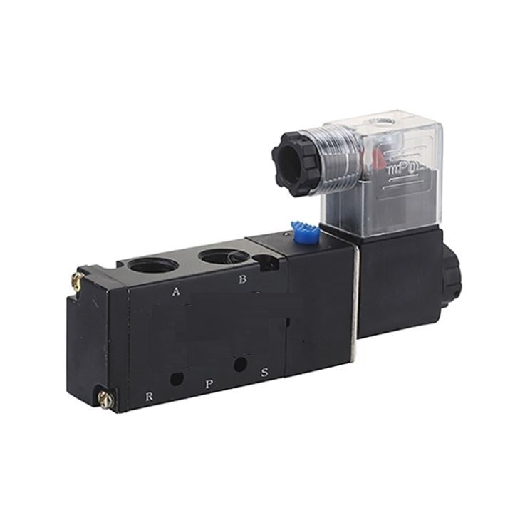 Solenoid Pneumatic Valve 1/4" 5 Way 2 Position  Without Coil-4V210-08